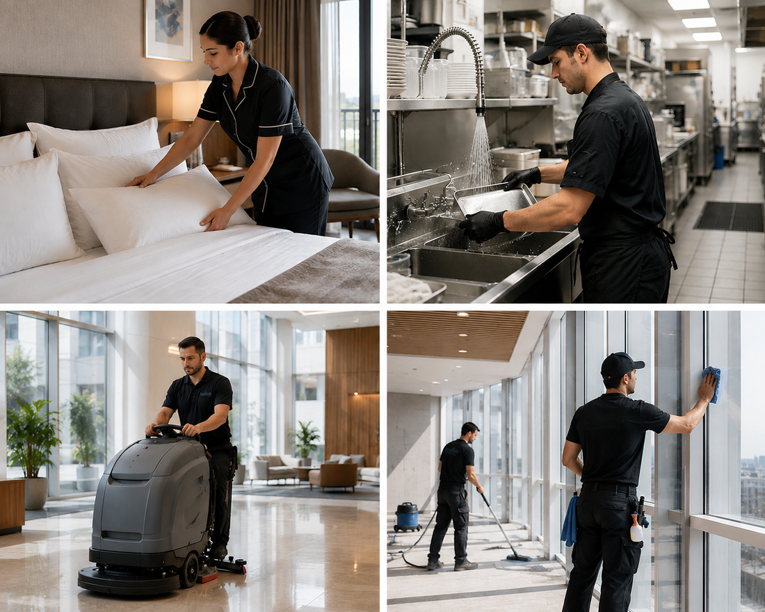 BreeLyo cleaning professionals at work